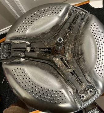 LG front-load washer bearing replacement in Sapperton, New Westminster