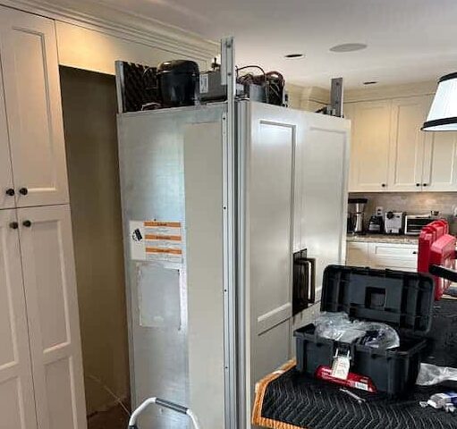 Sub-Zero built-in refrigerator repair at The Quay, New Westminster