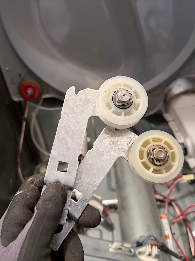 LG dryer idler pulley replacement in Vancouver