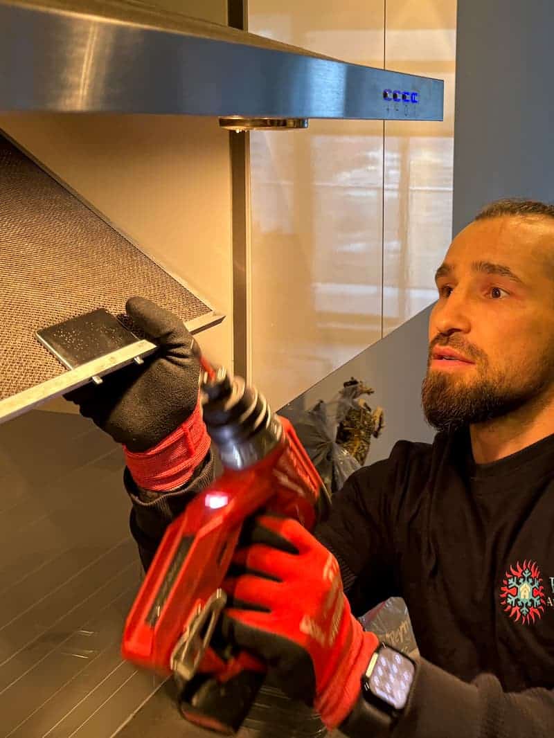 Hood fan motor replacement in Burnaby
