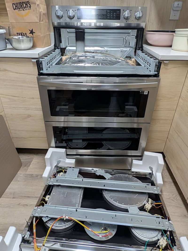 Samsung stove glass cooktop replacement in Vancouver